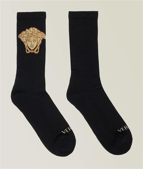 fake versace socks|versace medusa socks.